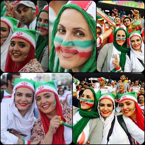 عکسهایی از حضور بازیگران زن در جام جهانی 2014 | WwW.BestBaz.IR